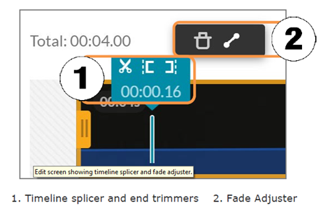 Kaltura - Timeline Splicer and Fade Adjuster